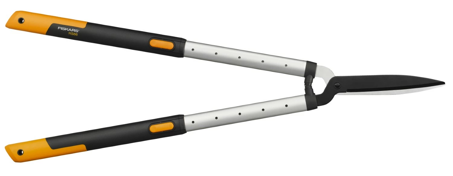 Fiskars - Cisaille à haies télescopique SmartFit - Revêtement antiadhésif - Acier - 68 - 93 cm - HS86